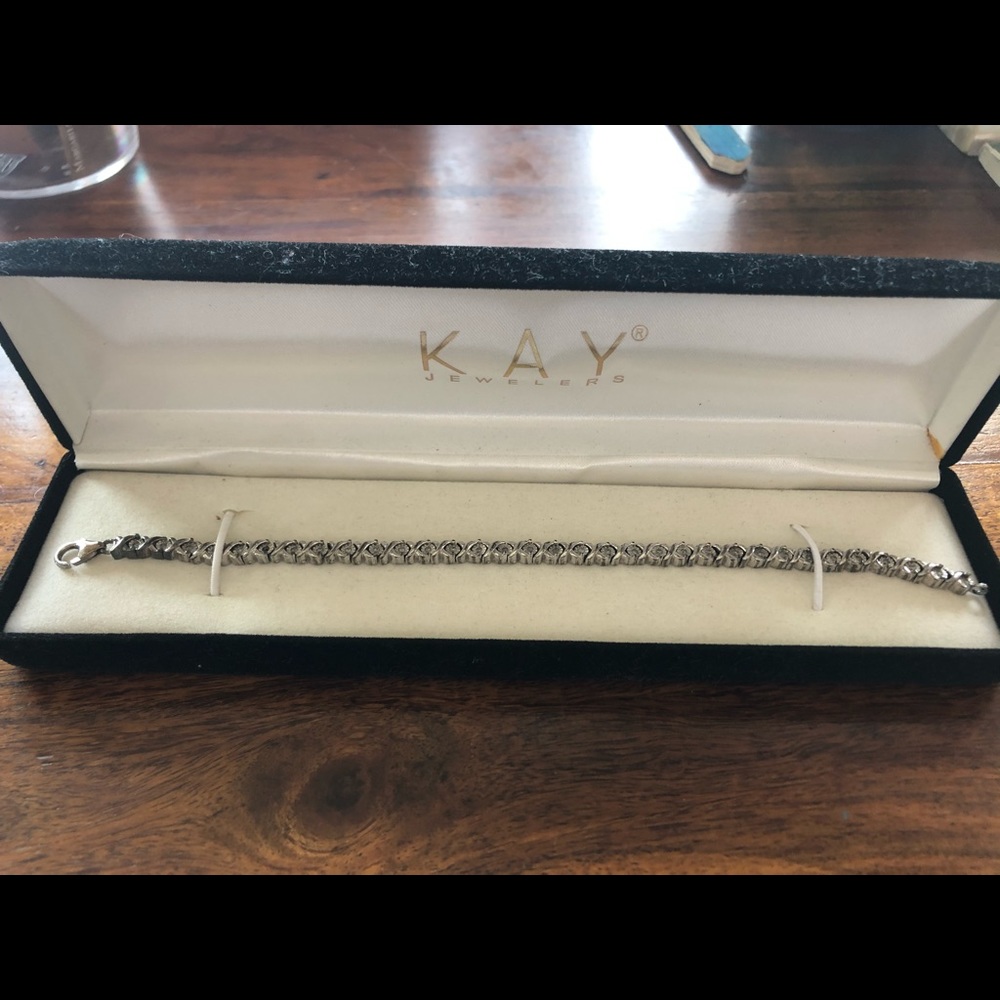 Kay Jewelers X O diamond bracelet